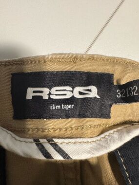 RSQ Slim Taper Pants - Tan and Black Label